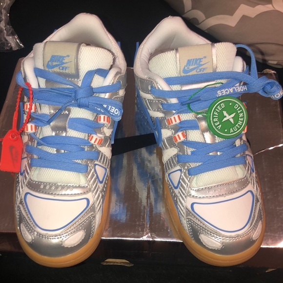 Nike Shoes - Nike Off White Air rubber Dunk University blue